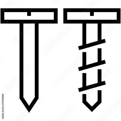 Screw Vector Icon