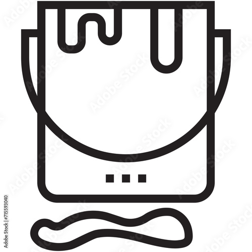 Bucket Vector Icon 