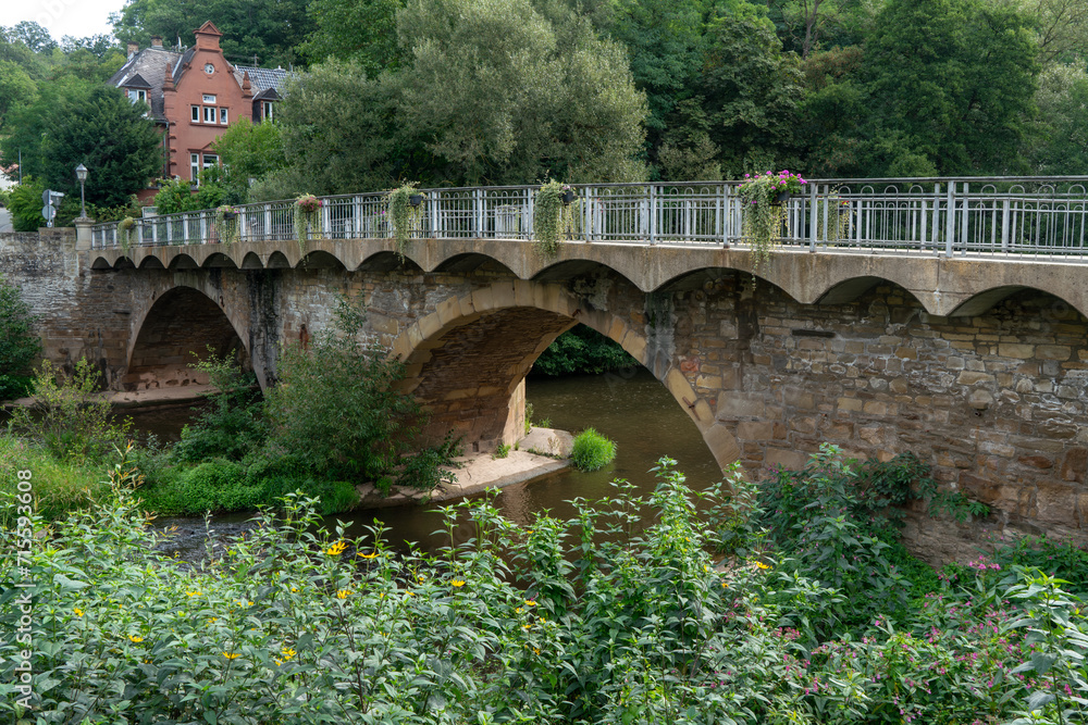 Fototapeta premium Glanbrücke in Meisenheim an der Glan