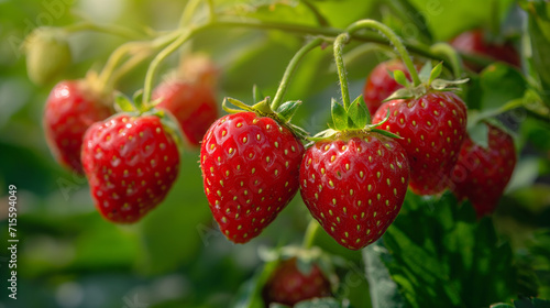 Close up shot of a strawberry