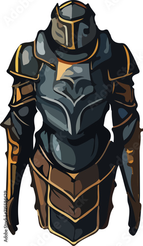 armor vector design illustration isolated on transparent background
