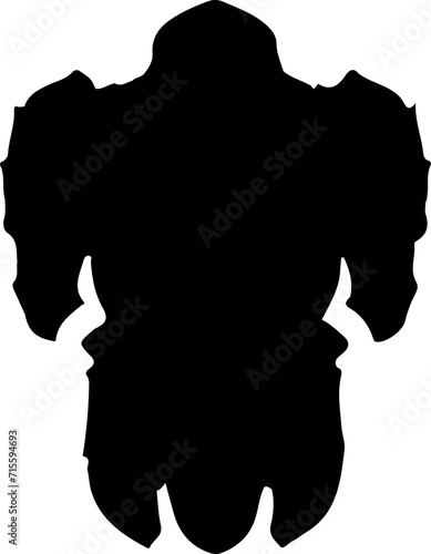 armor vector design illustration isolated on transparent background 