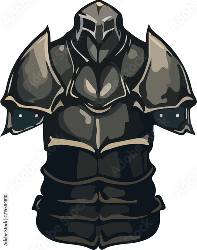 armor vector design illustration isolated on transparent background
