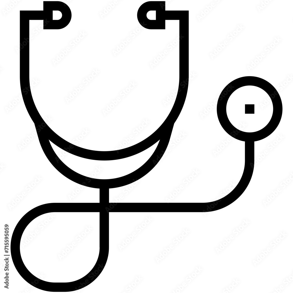 Stethoscope Vector Icon Stethoscope Vector Icon