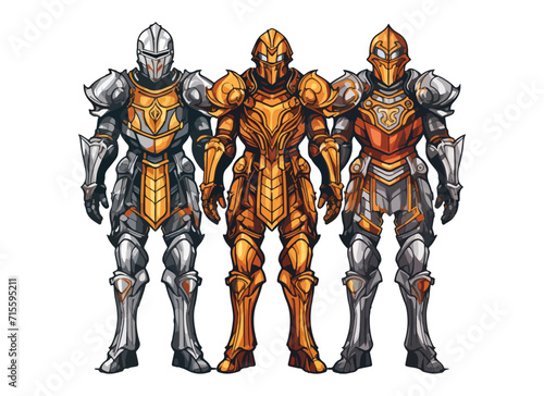 armor vector design illustration isolated on white background
