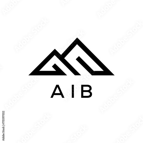 AIB Letter logo design template vector. AIB Business abstract connection vector logo. AIB icon circle logotype.
 photo