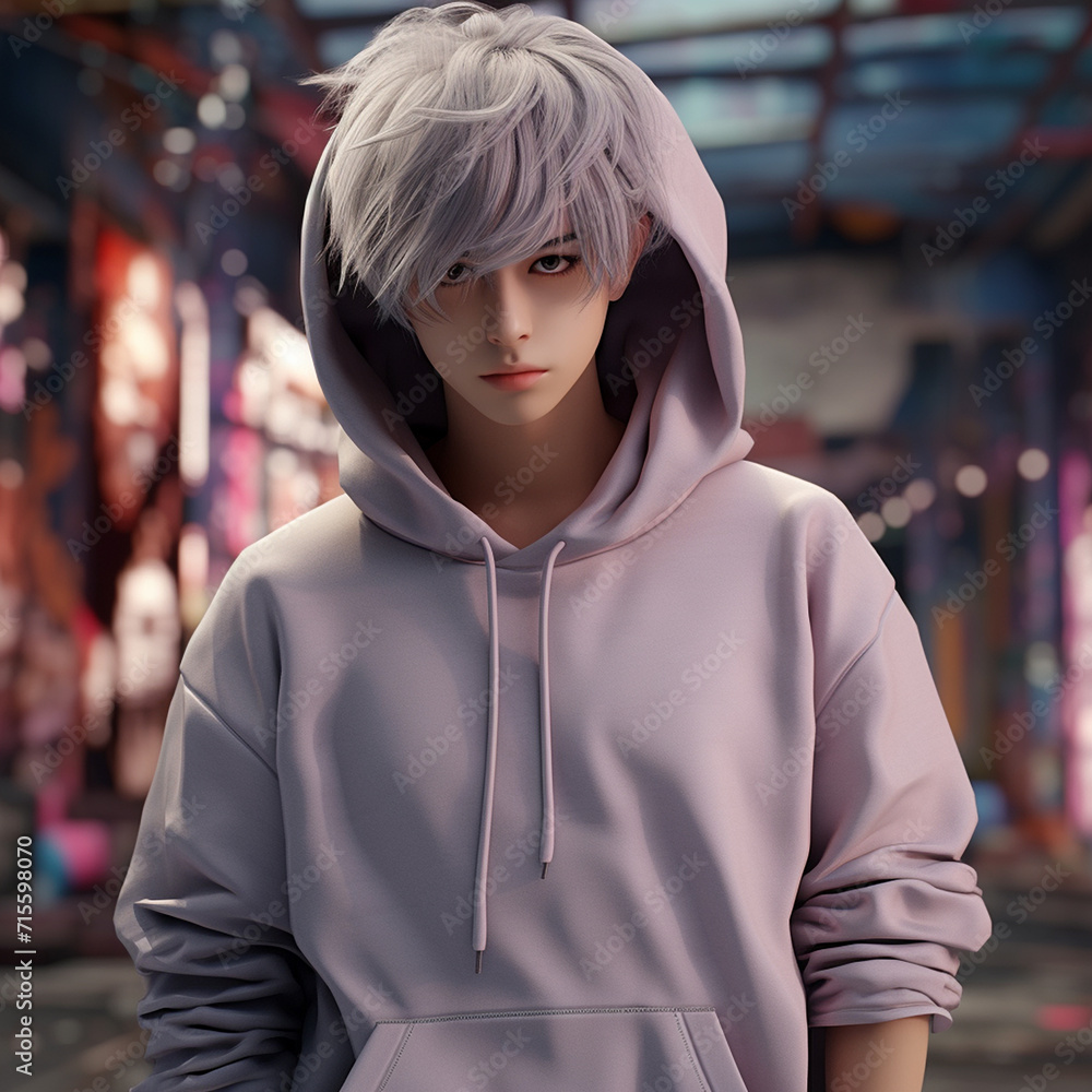 Anime Boy Hoodie Elevate your graphic collection with our “Anime Boy ...