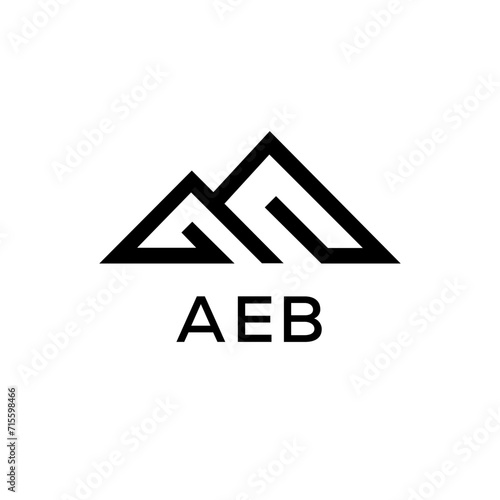 AEB Letter logo design template vector. AEB Business abstract connection vector logo. AEB icon circle logotype.
 photo