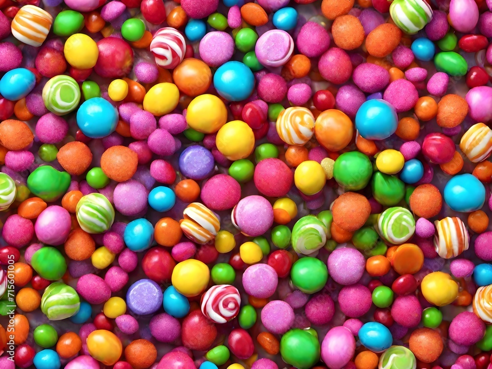 Candy Pattern Background Very Cool