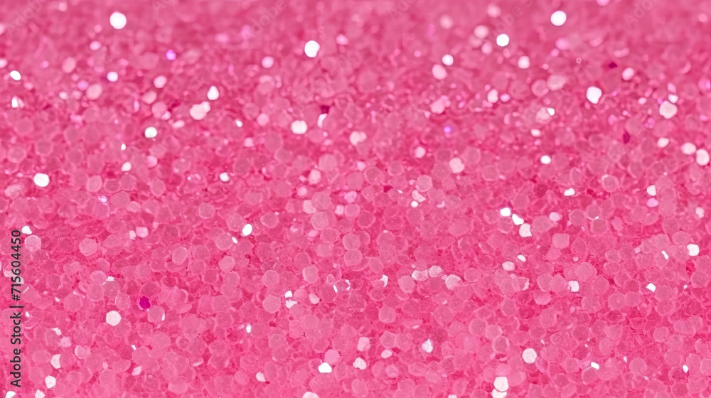 Elegant hot pink glitter, Christmas abstract background, 