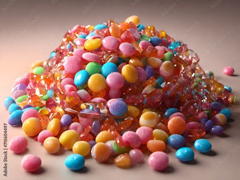 Obraz premium Candy Pattern Background Very Cool