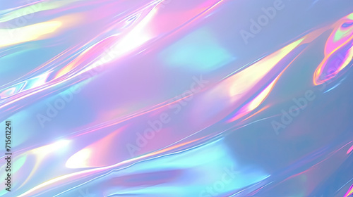 abstract pastel holographic texture design, Transparent Rainbow Plastic or Glass. Holographic Rainbow foil, Holographic neon background