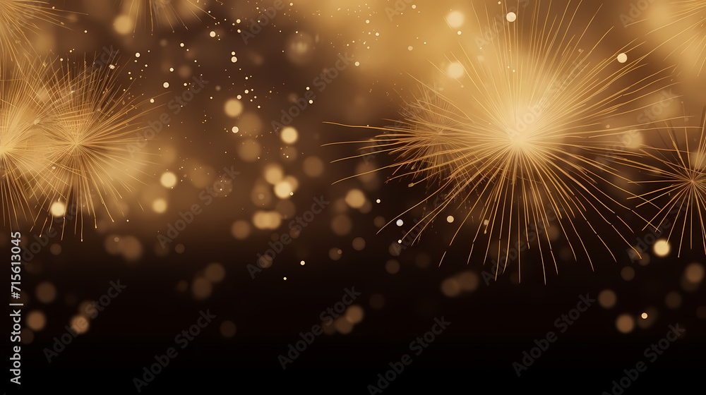 Obraz premium Fireworks background for celebration, holiday celebration concept