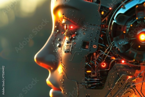 Human speaking with artificial intelligence