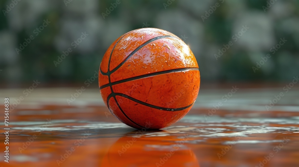 dirty basketball ball in puddle dirty basketball ball in puddle