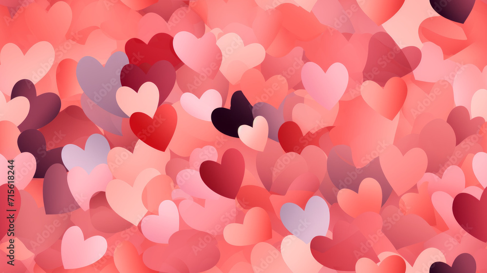A backdrop of pink hearts for St. Valentine's Day A backdrop of pink hearts for St. Valentine's Day