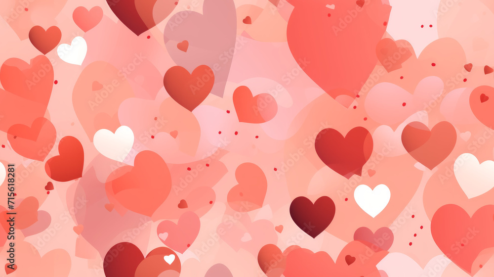 A backdrop of pink hearts for St. Valentine's Day A backdrop of pink hearts for St. Valentine's Day
