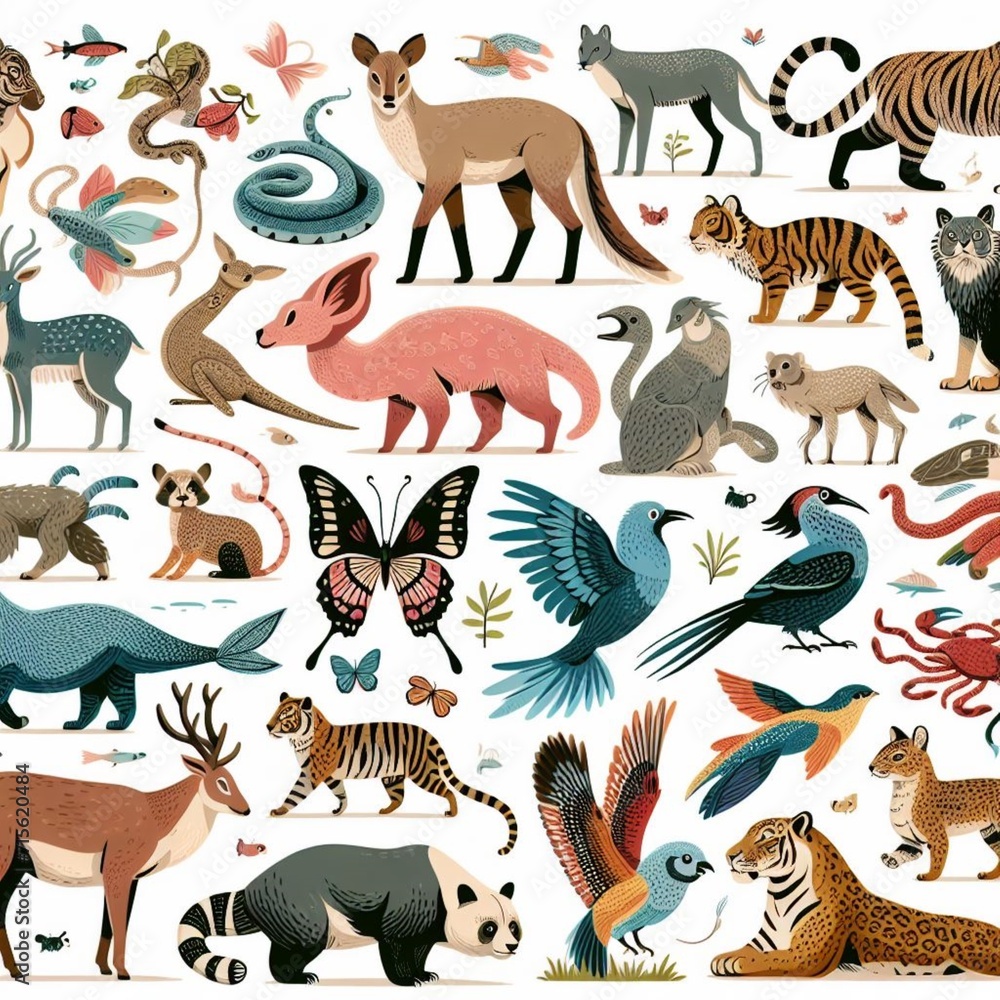 Obraz premium diseños de animales