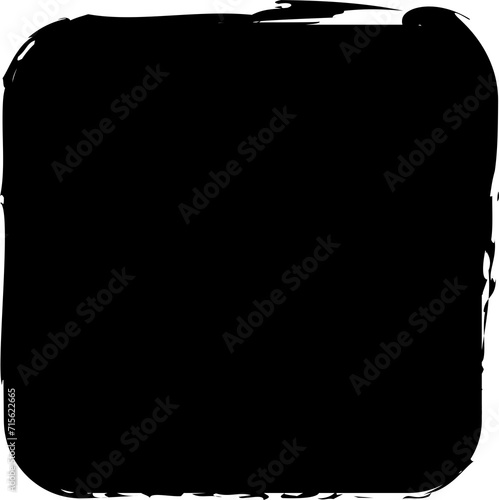 Wallpaper Mural Square rounded painted, frame, stamp, badge Torontodigital.ca