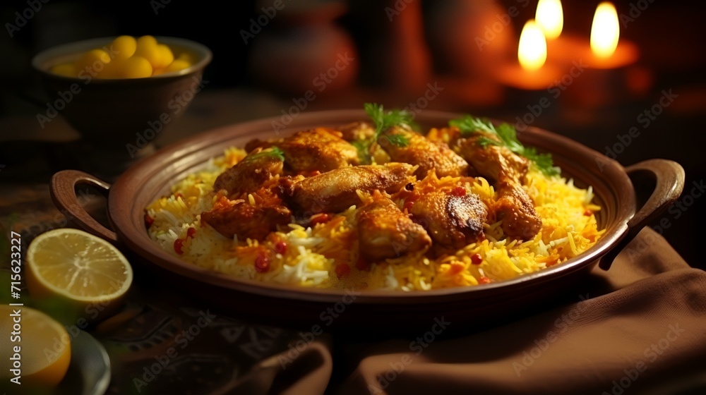 Chicken Biryani / Chicken Biryani is a popular Indian food.