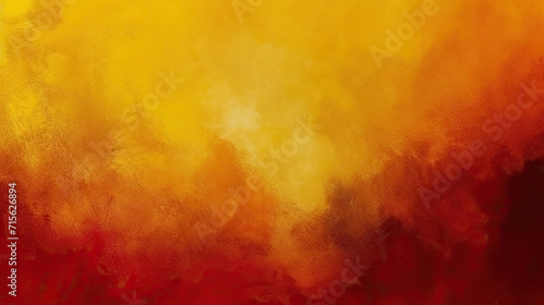 Yellow burnt orange red fiery golden brown black abstract background for design. Color gradient, ombre. Rough, grain, noise. noise grungy grain texture. Design. Template. Shine photo