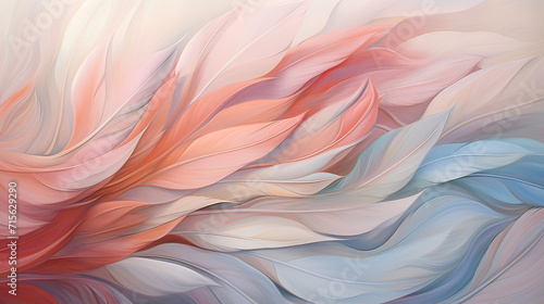 Abstract Feathered Softness Background