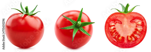 Tomato isolated on white background