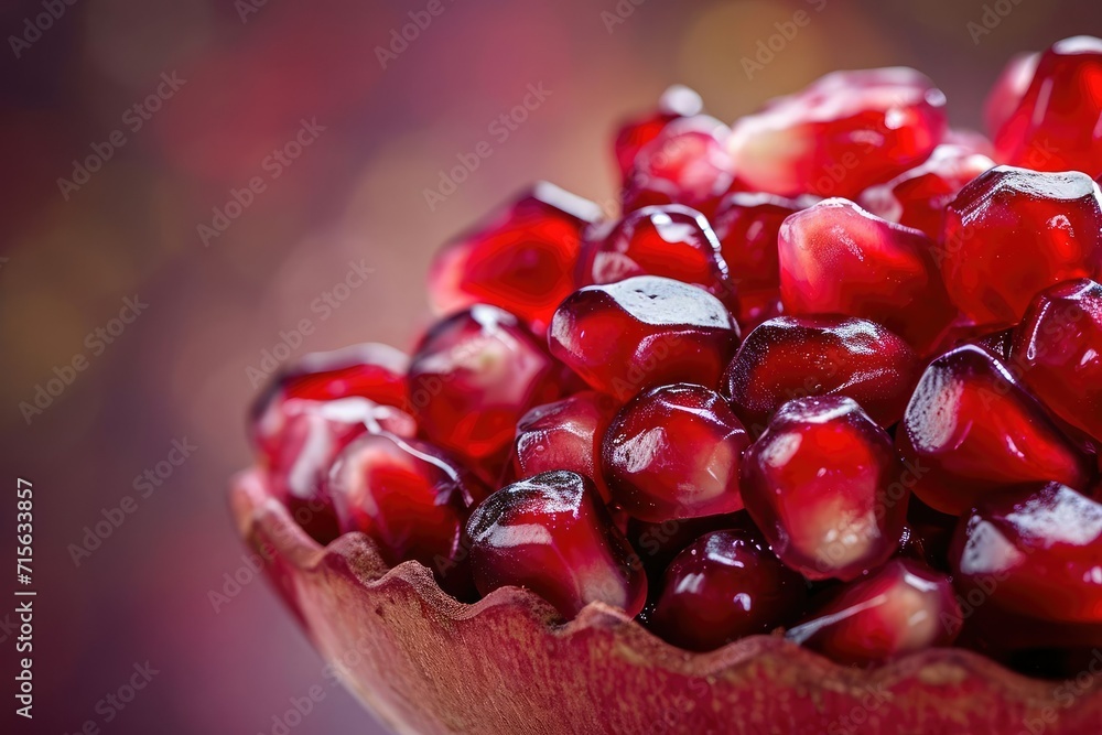 Nature's Gems - Pomegranate Seeds Bursting with Color Nature's Gems - Pomegranate Seeds Bursting with Color