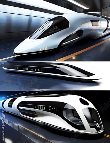 Ai generative Train, Very attractive. 