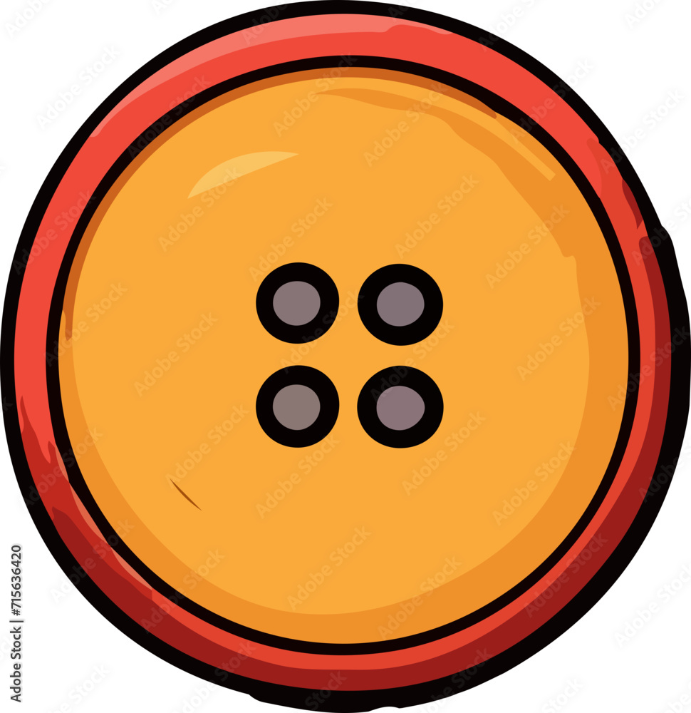 Fototapeta premium button vector design illustration isolated on transparent background 