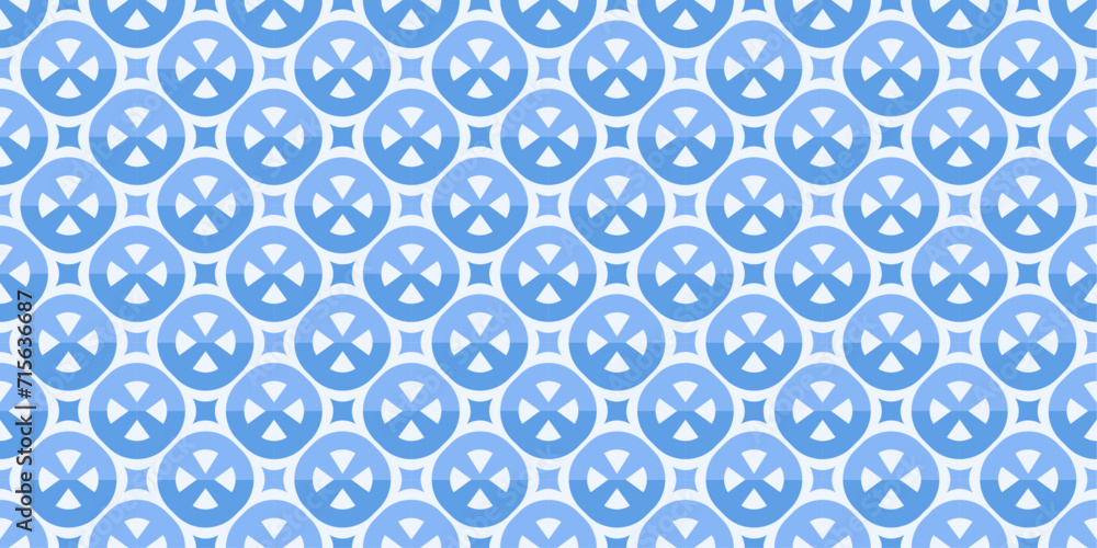 vector geometric abstract simple blue seamless pattern. simple design for background, wallpaper, fabric and ornament