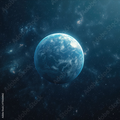 Planet in space. High resolution image. © Cheetose