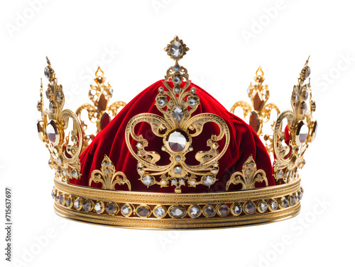 A Crown, isolated on a transparent or white background