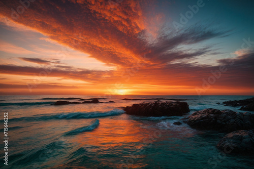 Sunset In Beach Wallpaper © tarun