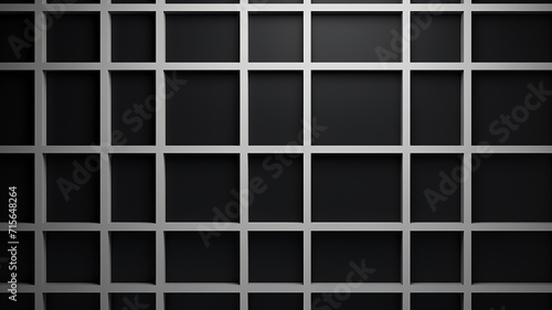 black background with white grid