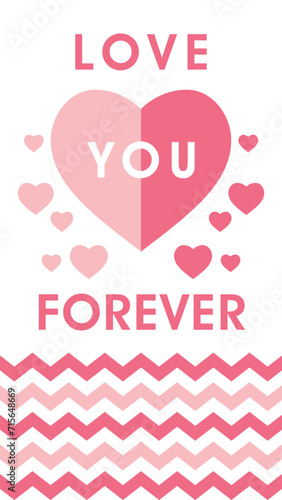 Love You forever Card Valentine