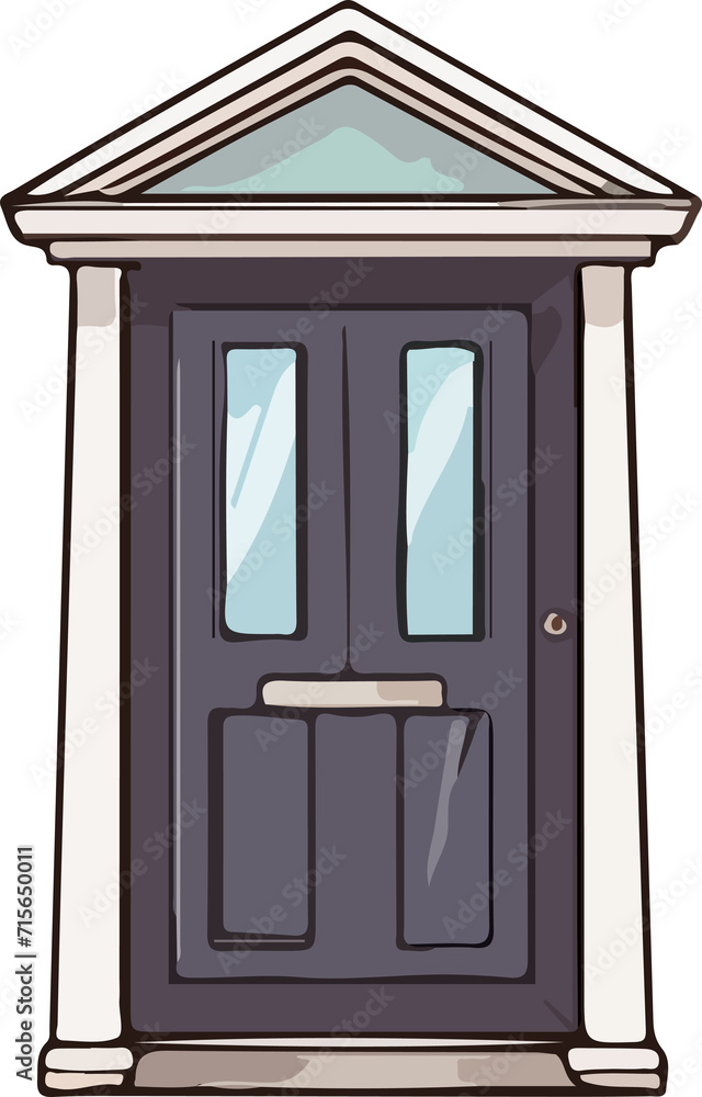 door vector design illustration isolated on transparent background door vector design illustration isolated on transparent background