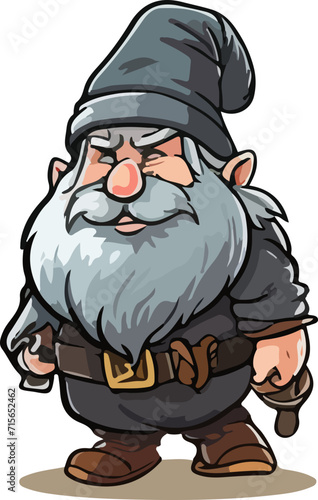 Wallpaper Mural dwarf vector design illustration isolated on transparent background
 Torontodigital.ca