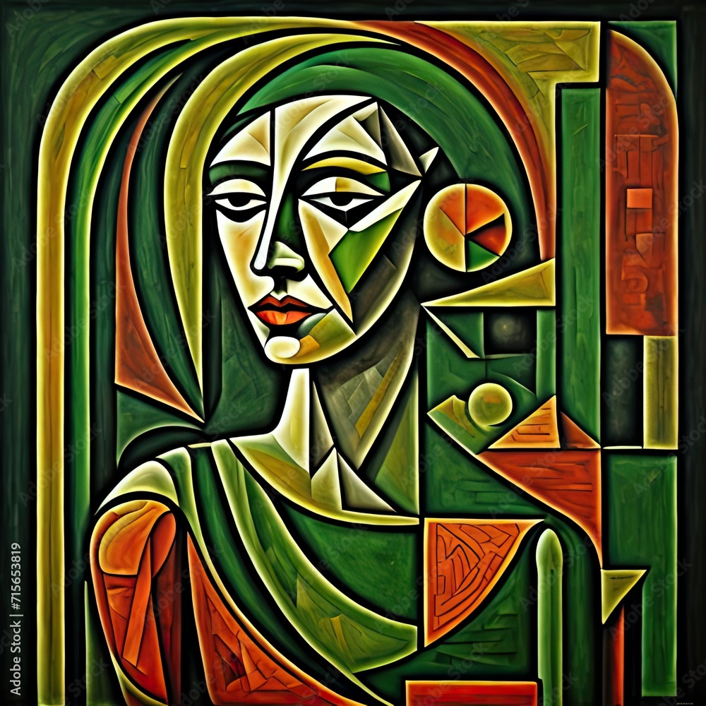 Quadro cubista Quadro cubista