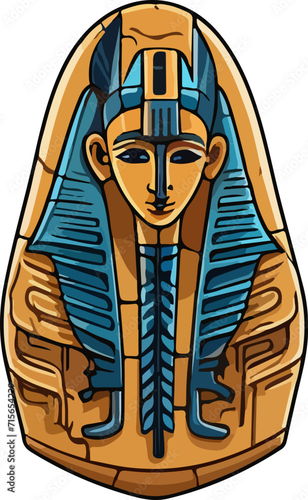 egyptian artifacts vector design illustration isolated on transparent background
