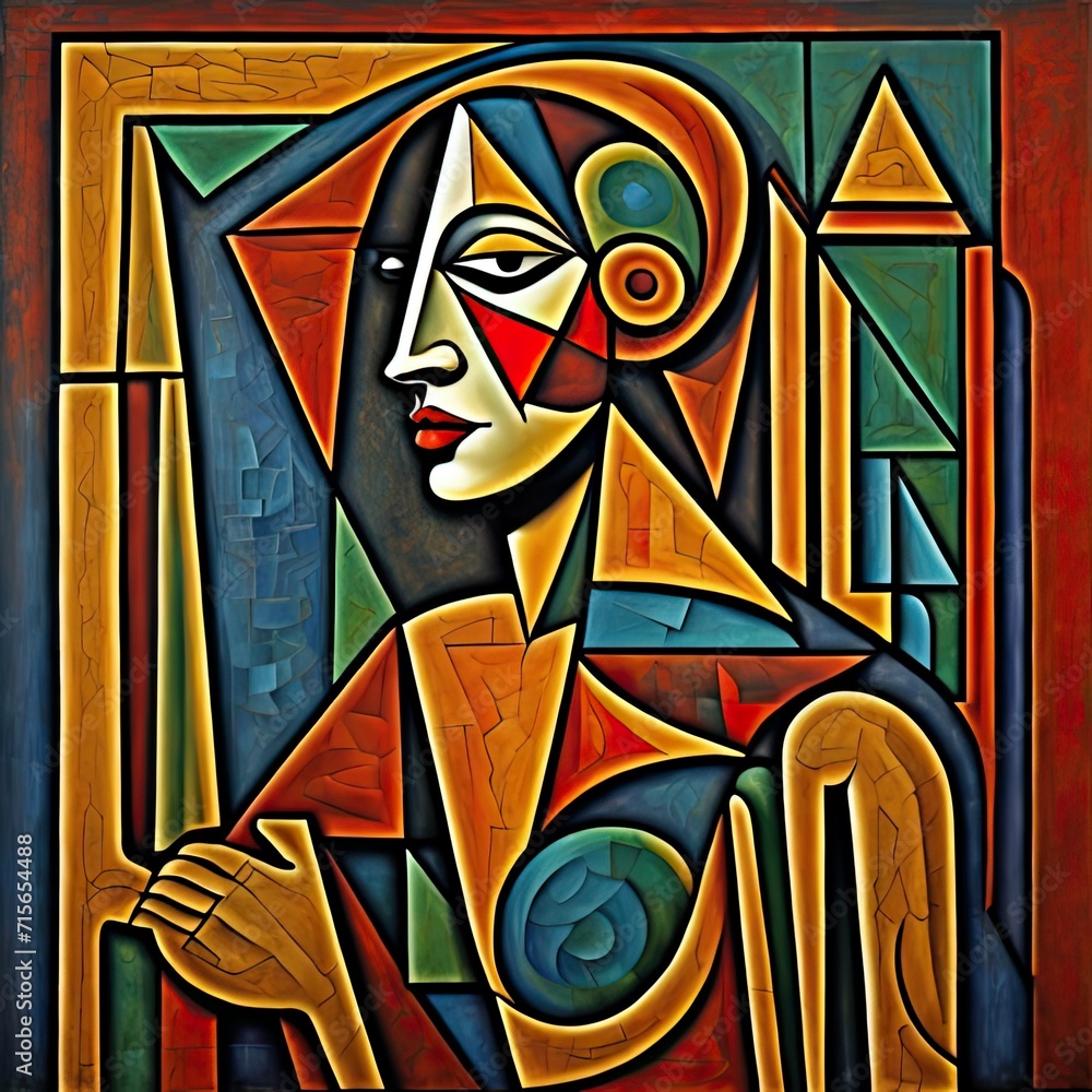 Quadro cubista Quadro cubista