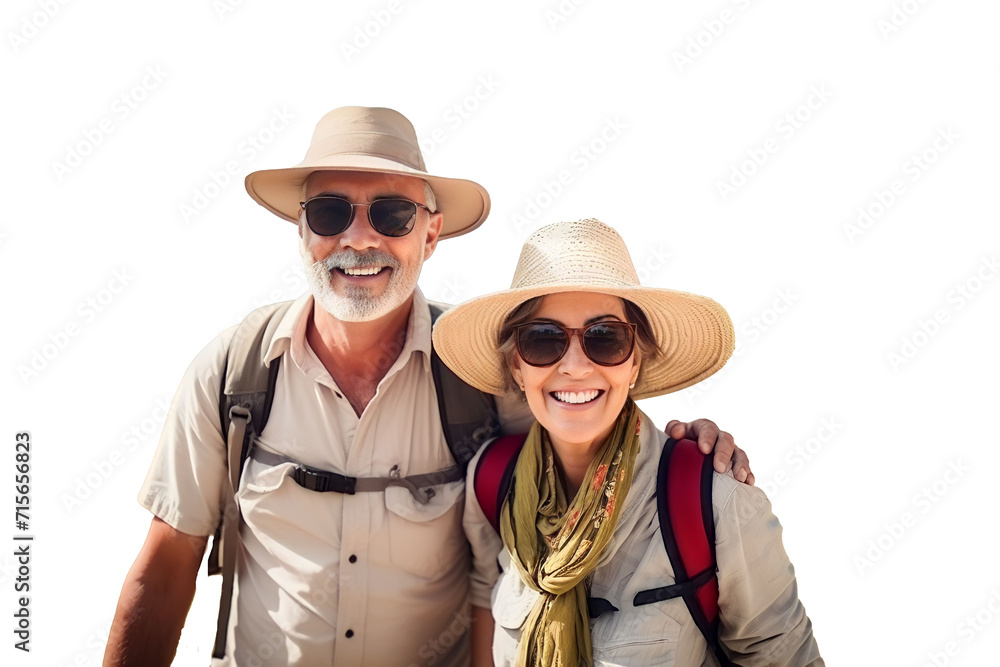 PNG picture of A romantic senior couple PNG picture of A romantic senior couple