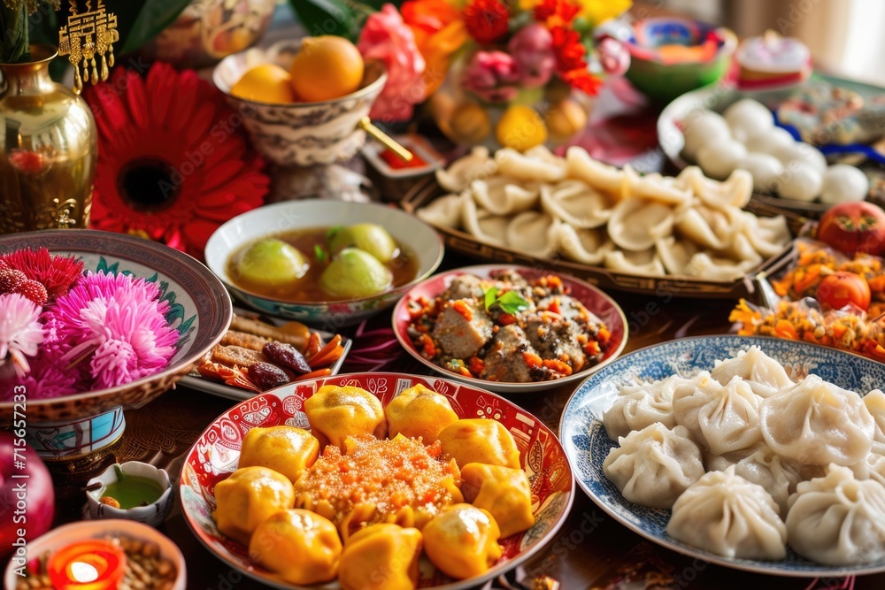 Festive Lunar New Year Feast