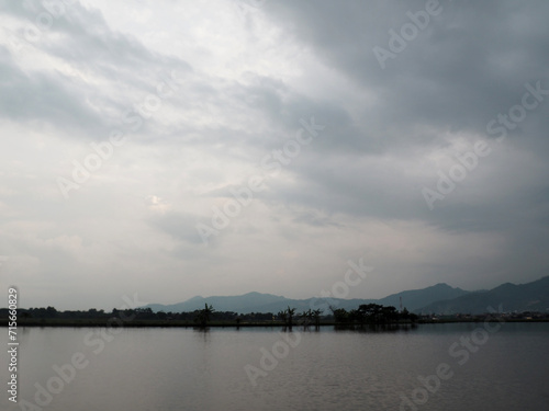 clouds over the lake © idon alrastani