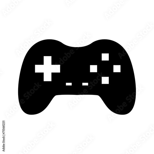 Gaming symbol icon vector, Joystick controller