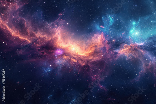 Deep space stars nebulae , high resolution background