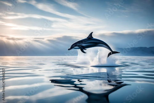  Dolphin Ballet  Contributing to the Graceful Choreography as They Leap in the Waters. Dive into the Harmony of Their Majestic Jumps 