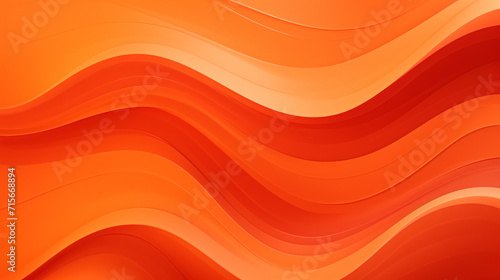 a colored orange background with waves of color, thick paste, rounded, light red