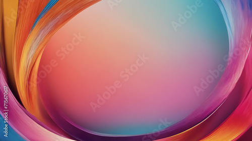  Artifical Intelligence generated abstract round template. Abstract  Brochure Design Backgrounds. AI generated image brochure