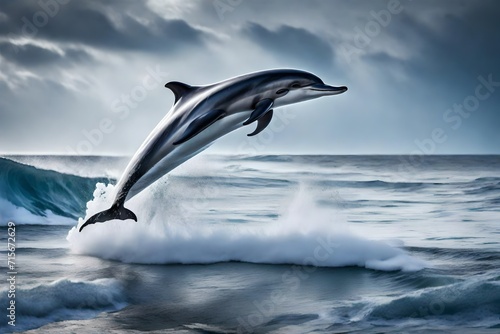 "Dolphin Ballet: Contributing to the Graceful Choreography as They Leap in the Waters. Dive into the Harmony of Their Majestic Jumps!